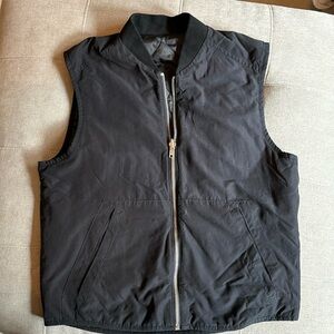 Abercrombie black reversible vest